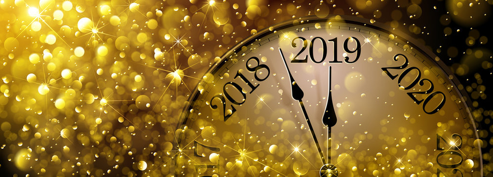 New Year s Eve 2019 Old Clock