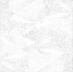 Wireframe polygonal abstract mesh.  Vector Polygon which consist of triangles. Geometric background in Origami or network style. 