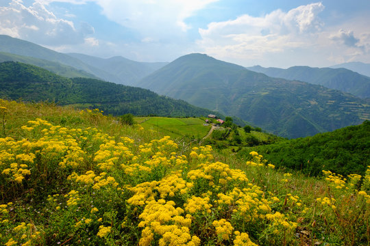 Albania, Shkoder, Drin Valley, Mountains