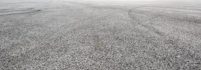 Stof per meter Auto track asfalt bestrating achtergrond op het circuit © ABCDstock