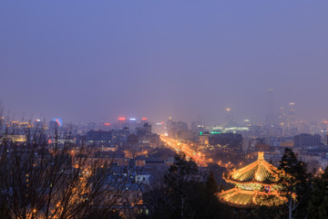 Smog über China durch Kohlekraftwerke