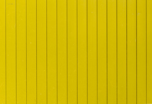 Yellow Wood Planks Texture Grunge. Wooden Vertical Panels