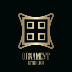 Art Deco vintage logo