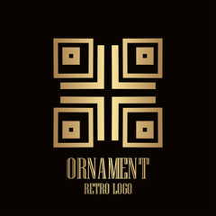 Art Deco vintage logo