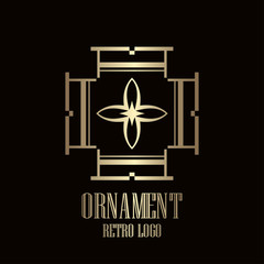 Art Deco vintage logo
