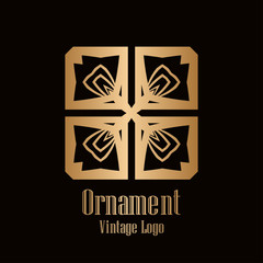 Art Deco vintage logo