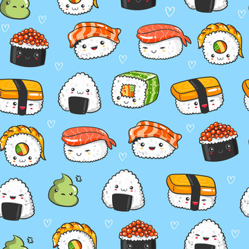 Sushi Cute Stock Photos And Royalty Free Images Vectors And Illustrations Adobe Stock