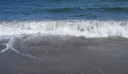 海　波　砂浜　素材