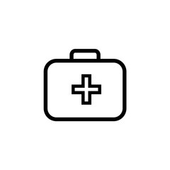 Medical box Icon Vector 