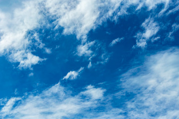 White clouds usually vary depending on weather conditions each day.