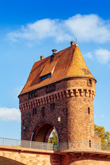 Fototapeta premium Medieval bridge gate