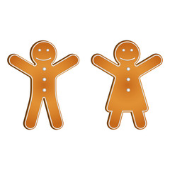 Gingerbread Couple