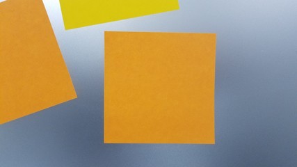 self sticky note on wall reminder