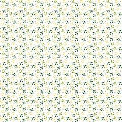 Natural leaves vector pattern