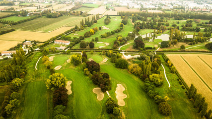 Campo da golf, drone