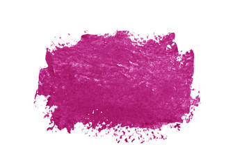 Pink ink background painted by brush.
