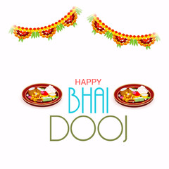  indian festival of Happy Bhai Dooj Celebration.