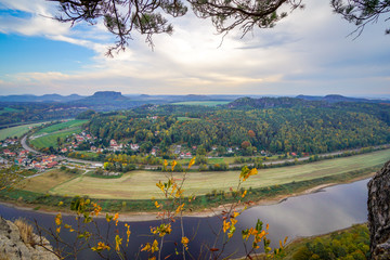 Elbe im Basteigebiet