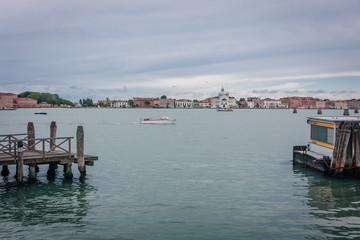 Fototapeta premium Blick auf Lagune Venedig