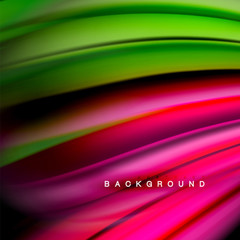 Background abstract - liquid color wave