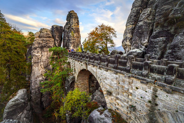 Basteibrücke in der Sächsischen Schweiz 