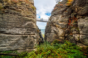 Elbsandsteingebirge im Basteigebiet