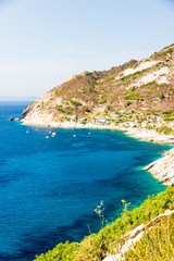 Fototapeta premium Elba island sea near Chiessi