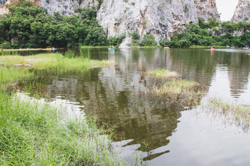 waterfall in the park