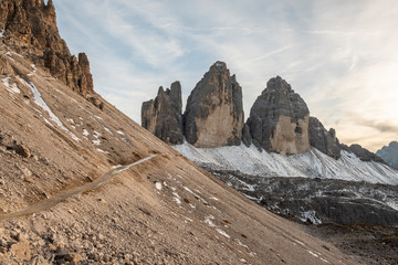 Tre cime di Lavaredo, dolomites