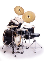 Obraz na płótnie Canvas drum set on white five