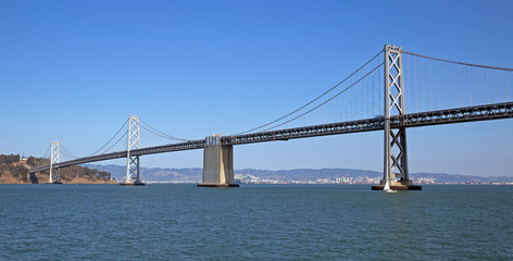 San Francisco Bay Bridge on a clear day