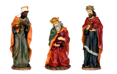 Fototapeta premium The three wise men and baby Jesus
