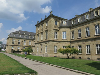 Fototapeta na wymiar Stuttgart Neues Schloss Seitenflügel