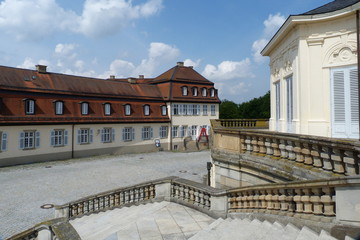 Balustraden am Schloss Solitude in Stuttgart