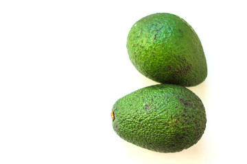 Avocado isolated on white