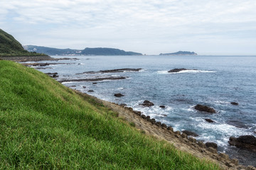 Fototapeta na wymiar Yehliu coastal scenery