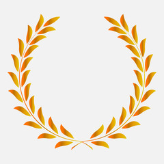 icon laurel wreath, spotrs design
