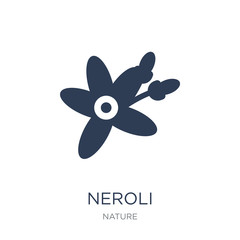 Neroli icon. Trendy flat vector Neroli icon on white background from nature collection
