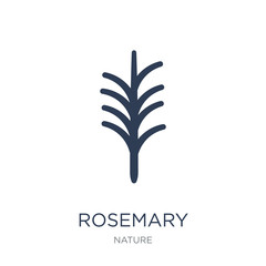 Rosemary icon. Trendy flat vector Rosemary icon on white background from nature collection
