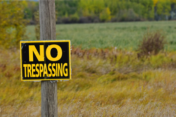 No Trespassing Signage