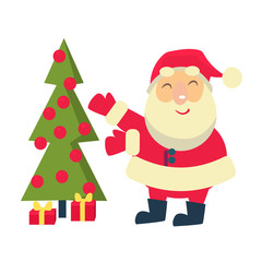 Vector Illustration of Santa Claus