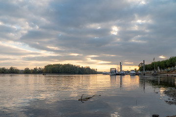 Sunrise in Oestrich Winkel, Germany