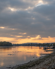 Sunrise in Oestrich Winkel, Germany