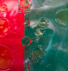 bubbles in the water