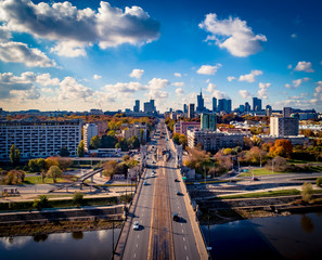 Warszawa © Drone in Warsaw