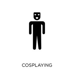 Cosplaying icon. Cosplaying symbol design from Activity and Hobbies collection.