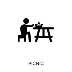 Picnic icon. Picnic symbol design from Activity and Hobbies collection.
