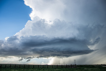 Supercell storm near Lamar Colorado, June 2015