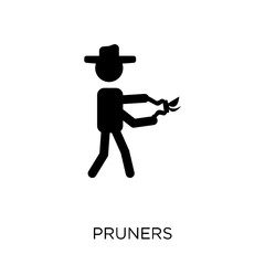 Pruners icon. Pruners symbol design from Agriculture, Farming and Gardening collection.