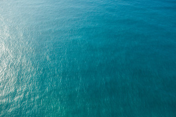 blue ocean from above